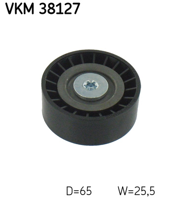 Deflection/Guide Pulley, V-ribbed belt - VKM 38127 SKF
